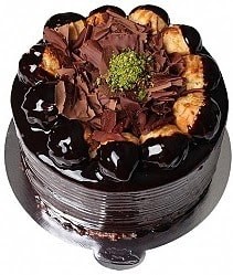 4 ile 6 kişilik Profiterollü Yaş pasta Uşak pasta